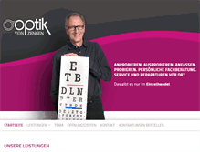 Tablet Screenshot of optik-vonzengen.de